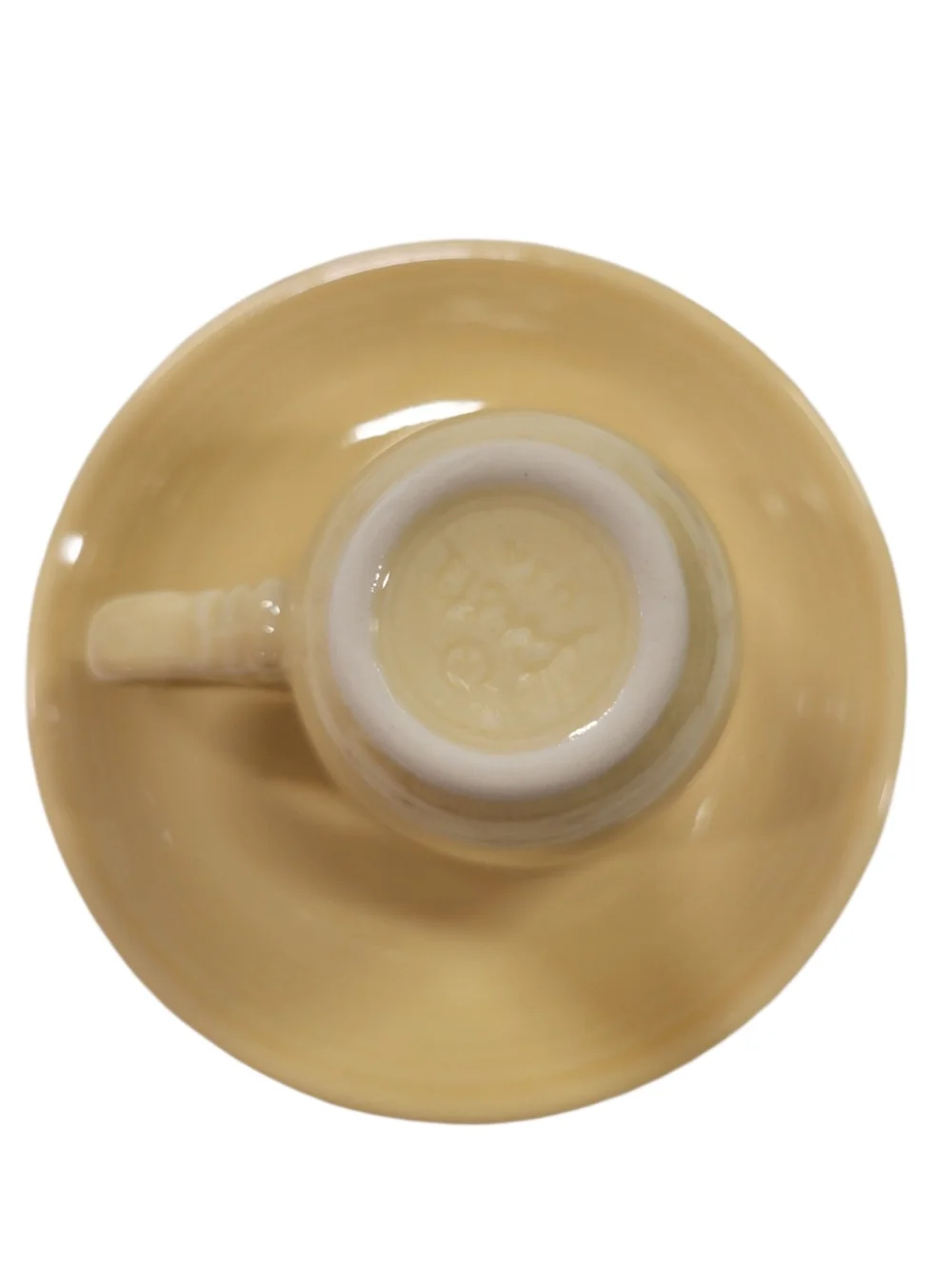 Fiesta® Ivory Demitasse Cup & Saucer Set Espresso Fiestaware HLC USA Classic Neu